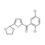 CAS#: 898778-90-0, (2,5-Dichlorophenyl)[5-(1,3-dioxolan-2-yl)-2-thienyl]methanone