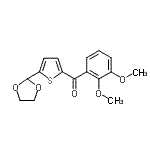 CAS#: 898778-98-8, (2,3-Dimethoxyphenyl)[5-(1,3-dioxolan-2-yl)-2-thienyl]methanone