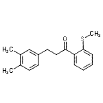 CAS#: 898779-08-3, 3-(3,4-Dimethylphenyl)-1-[2-(methylsulfanyl)phenyl]-1-propanone