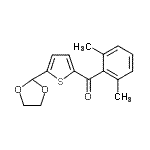 CAS#: 898779-25-4, (2,6-Dimethylphenyl)[5-(1,3-dioxolan-2-yl)-2-thienyl]methanone