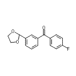 CAS#: 898779-27-6, [3-(1,3-Dioxolan-2-yl)phenyl](4-fluorophenyl)methanone