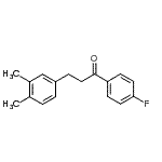 CAS 登录号：898779-29-8， 3-(3,4-二甲基苯基)-1-(4-氟苯基)-1-丙酮