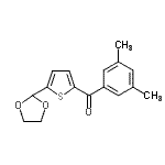 CAS#: 898779-31-2, (3,5-Dimethylphenyl)[5-(1,3-dioxolan-2-yl)-2-thienyl]methanone