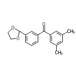 CAS#: 898779-45-8, (3,5-Dimethylphenyl)[3-(1,3-dioxolan-2-yl)phenyl]methanone