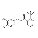 CAS#: 898779-61-8, 3-(3,4-Dimethylphenyl)-1-[2-(trifluoromethyl)phenyl]-1-propanone