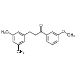 CAS 登录号：898780-17-1， 3-(3,5-二甲基苯基)-1-(3-甲氧基苯基)-1-丙酮