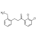 CAS#: 898780-43-3, 1-(2,3-Dichlorophenyl)-3-[2-(methylsulfanyl)phenyl]-1-propanone