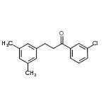 CAS 登录号：898780-53-5， 1-(3-氯苯基)-3-(3,5-二甲基苯基)-1-丙酮
