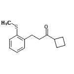 CAS#: 898780-69-3, 1-Cyclobutyl-3-[2-(methylsulfanyl)phenyl]-1-propanone