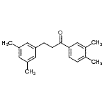 CAS 登录号：898780-70-6， 1-(3,4-二甲基苯基)-3-(3,5-二甲基苯基)-1-丙酮