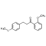 CAS#: 898780-81-9, 1-(2-Methoxyphenyl)-3-[4-(methylsulfanyl)phenyl]-1-propanone
