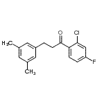 CAS 登录号：898780-92-2， 1-(2-氯-4-氟苯基)-3-(3,5-二甲基苯基)-1-丙酮