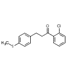 CAS#: 898781-48-1, 1-(2-Chlorophenyl)-3-[4-(methylsulfanyl)phenyl]-1-propanone