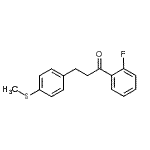 CAS#: 898781-51-6, 1-(2-Fluorophenyl)-3-[4-(methylsulfanyl)phenyl]-1-propanone
