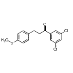 CAS#: 898781-75-4, 1-(3,5-Dichlorophenyl)-3-[4-(methylsulfanyl)phenyl]-1-propanone