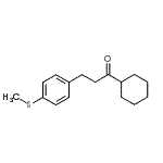 CAS#: 898781-93-6, 1-Cyclohexyl-3-[4-(methylsulfanyl)phenyl]-1-propanone