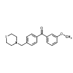 CAS#: 898782-34-8, (3-Methoxyphenyl)[4-(4-thiomorpholinylmethyl)phenyl]methanone