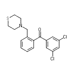 CAS#: 898782-38-2, (3,5-Dichlorophenyl)[2-(4-thiomorpholinylmethyl)phenyl]methanone