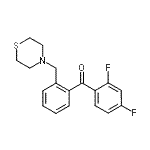 CAS#: 898782-41-7, (2,4-Difluorophenyl)[2-(4-thiomorpholinylmethyl)phenyl]methanone