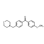 CAS#: 898782-57-5, [4-(Methylsulfanyl)phenyl][4-(4-thiomorpholinylmethyl)phenyl]methanone