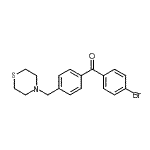 CAS#: 898782-61-1, (4-Bromophenyl)[4-(4-thiomorpholinylmethyl)phenyl]methanone