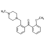 CAS#: 898782-76-8, (2-Methoxyphenyl){2-[(4-methyl-1-piperazinyl)methyl]phenyl}methanone