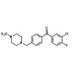 CAS#: 898783-85-2, (3-Chloro-4-fluorophenyl){4-[(4-methyl-1-piperazinyl)methyl]phenyl}methanone