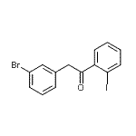 CAS#: 898783-88-5, 2-(3-Bromophenyl)-1-(2-iodophenyl)ethanone