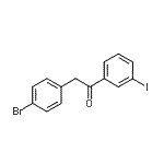 CAS#: 898783-96-5, 2-(4-Bromophenyl)-1-(3-iodophenyl)ethanone