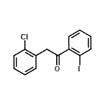 CAS 登录号：898784-00-4， 2-(2-氯苯基)-1-(2-碘苯基)乙酮