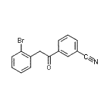 CAS#: 898784-10-6, 3-[(2-Bromophenyl)acetyl]benzonitrile