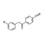 CAS#: 898784-13-9, 4-[(3-Bromophenyl)acetyl]benzonitrile