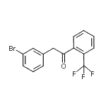 CAS 登录号：898784-19-5， 2-(3-溴苯基)-1-[2-(三氟甲基)苯基]乙酮