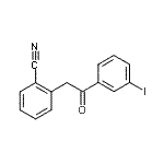CAS 登录号：898784-31-1， 2-[2-(3-碘苯基)-2-氧代乙基]苯甲腈