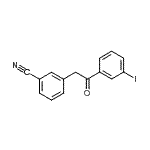 CAS#: 898784-37-7, 3-[2-(3-Iodophenyl)-2-oxoethyl]benzonitrile