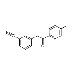 CAS#: 898784-39-9, 3-[2-(4-Iodophenyl)-2-oxoethyl]benzonitrile