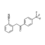 CAS 登录号：898784-49-1， 2-{2-氧代-2-[4-(三氟甲基)苯基]乙基}苯甲腈