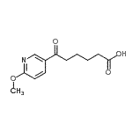 CAS 登录号：898784-60-6， 6-(6-甲氧基-3-吡啶基)-6-氧代己酸