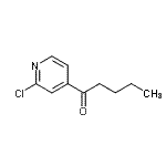 CAS 登录号：898784-66-2， 1-(2-氯-4-吡啶基)-1-戊酮