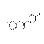 CAS#: 898784-81-1, 2-(3-Fluorophenyl)-1-(4-iodophenyl)ethanone