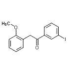 CAS#: 898784-91-3, 1-(3-Iodophenyl)-2-(2-methoxyphenyl)ethanone