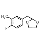 CAS#: 898785-07-4, 2-(4-Fluoro-3-methylbenzyl)-1,3-dioxolane