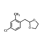 CAS#: 898785-13-2, 2-(4-Chloro-2-methylbenzyl)-1,3-dioxolane