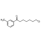 CAS#: 898785-29-0, 7-Chloro-1-(3-methylphenyl)-1-heptanone
