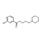 CAS#: 898785-51-8, 1-(2-Chloro-4-pyridinyl)-5-cyclohexyl-1-pentanone