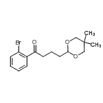 CAS 登录号：898785-70-1， 1-(2-溴苯基)-4-(5,5-二甲基-1,3-二恶烷-2-基)-1-丁酮