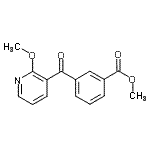 CAS#: 898785-83-6, Methyl 3-[(2-methoxy-3-pyridinyl)carbonyl]benzoate
