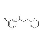 CAS#: 898785-84-7, 1-(3-Chlorophenyl)-3-(1,3-dioxan-2-yl)-1-propanone