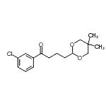 CAS 登录号：898785-88-1， 1-(3-氯苯基)-4-(5,5-二甲基-1,3-二恶烷-2-基)-1-丁酮