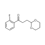 CAS#: 898785-98-3, 3-(1,3-Dioxan-2-yl)-1-(2-fluorophenyl)-1-propanone